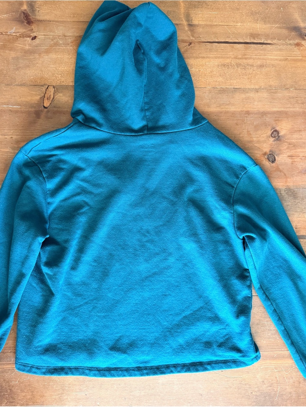 Lee Teal Full-Zip Hooded Sweatshirt - Picture 3 of 3